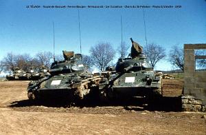 LE TELAGH - ROUTE DE BOSSUET - FERME BOUJON - 9E HUSSARDS - CHARS DU 3E ESCADRON - 1959